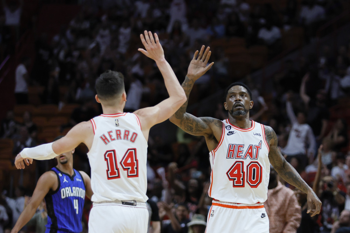 Tyler Herro Udonis Haslem Heat